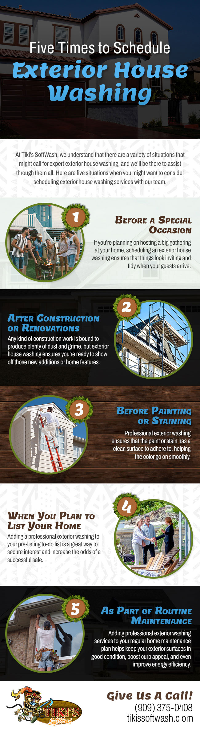 Five Times to Schedule Exterior House Washing